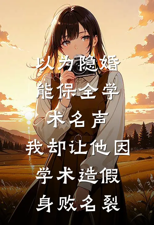 以为隐婚能保全学术名声，我却让他因学术造假身败名裂